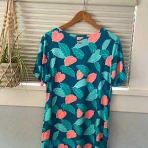 Columbia PFG mid length dress in Leaf